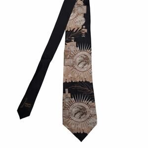 The Havenera Co Necktie Men's 100% Silk Don Caballero Cuba Rurales 58x3.5